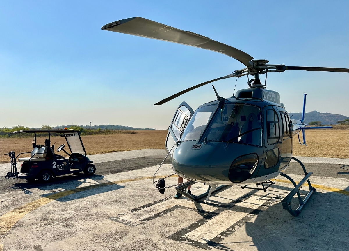 Wedding helicopter charter